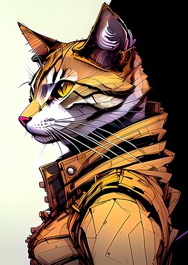 Good Cyber Cat Artwork