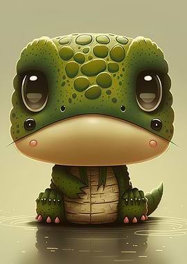 crocodile cute animal