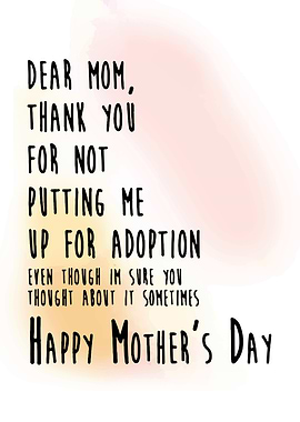 Life Doesnt Come With Mom