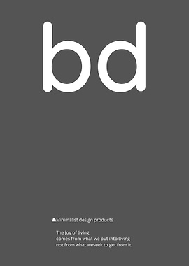 Minimalist design products