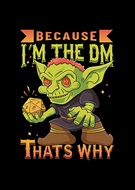 DM Goblin Orc D20 Dice