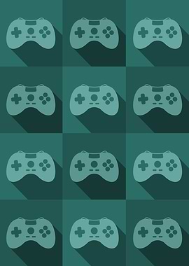 Gamer Controllers Teal