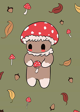 Cute Mushroom Dude
