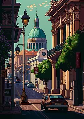 Odessa Pixel Art