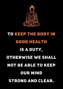 Buddha Quotes Good Health