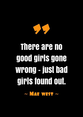 quote Mae west