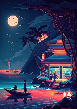 Neon Fantasy Silent Bay