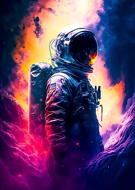 Colorful Astronaut