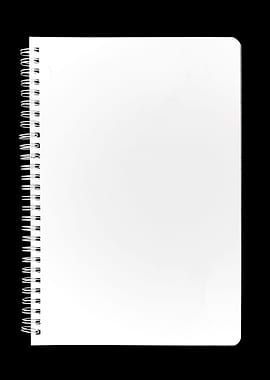 Notebook closed isolated w