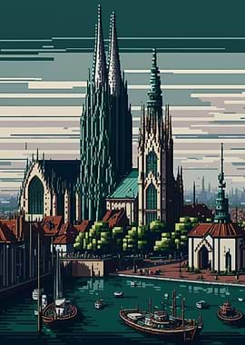 Wolfsburg Pixel Art