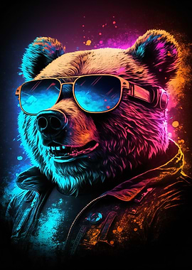 Neon Nights Bear