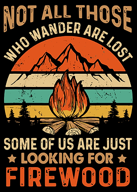 Funny Camping Wander