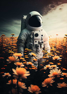 Astronaut Flower