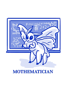 Math Joke And Moth