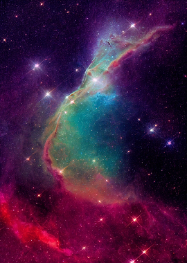 Colorful nebula