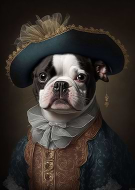 Boston Terrier Dog Royalty