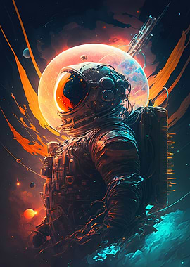 Abstract Space Cyberpunk