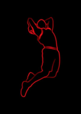 Minimal Basketball Poster