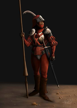 15th c German Cavalryman