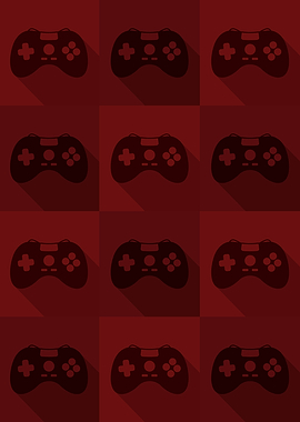 Gamer Controllers Red