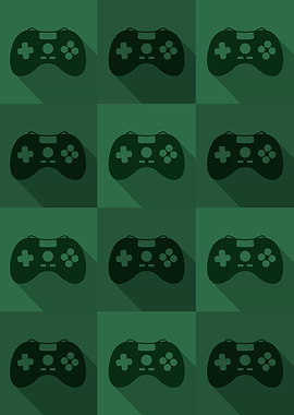 Gamer Controllers Green