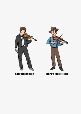 Fiddle Bluegrass Musician