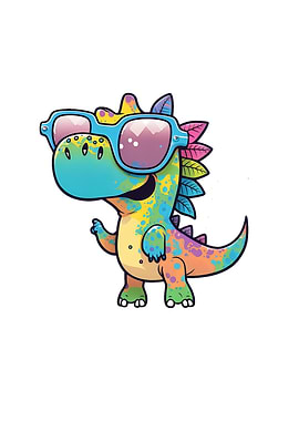 Dino with Sunglasses