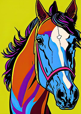 Pop Art Horse 12