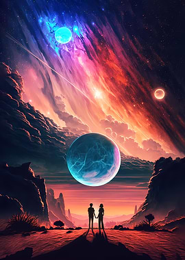 Ethereal Love Landscape