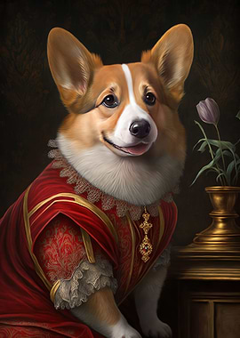 Cute Corgi Dog Pet Prince