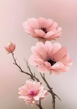 Pink flowers