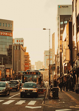 Fukuoka Sunset Japan