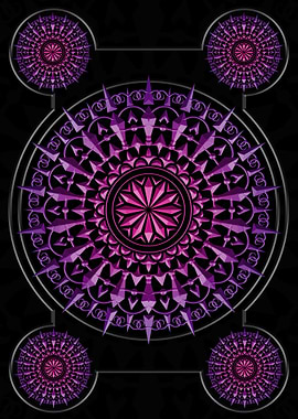 purple mandala
