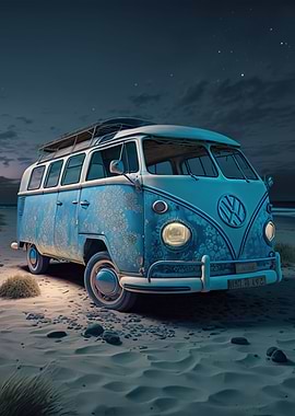 Bus On The Beach