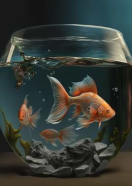 aquarium inside the cup