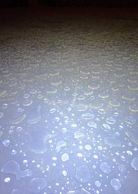 Droplets water isolated ve