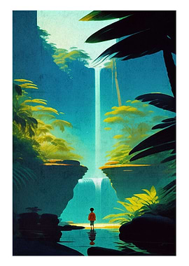 kids alone in the forest