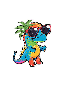 Dino with Sunglasses