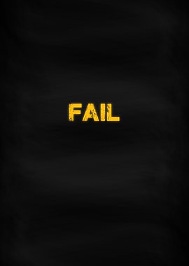 Fail Motivation Word