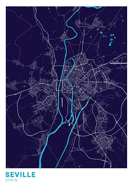 Seville City Map