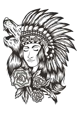 Woman Native american