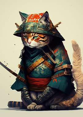 Samurai Cat
