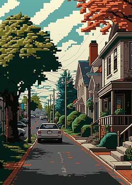 Greater Sudbury Pixel Art