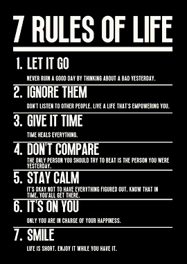 7 Rules of Life