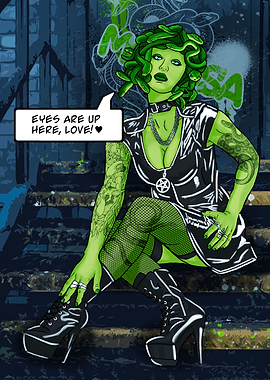 Goth Girl Medusa