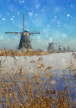 Dutch windmills