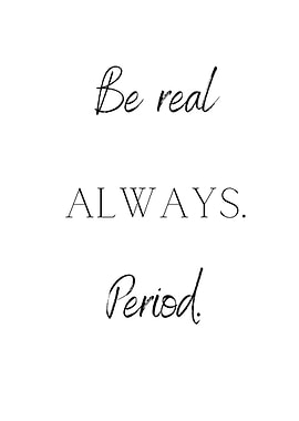 BE REAL