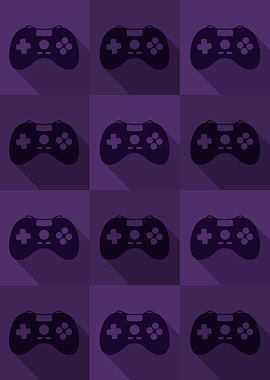 Gamer Controllers Purple