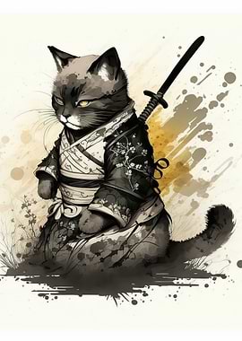 Samurai Cat