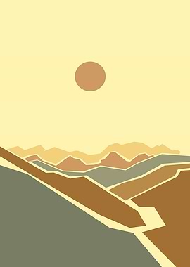 beauty abstract mountain